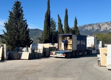 Поступление травертина под индивидуальный проект